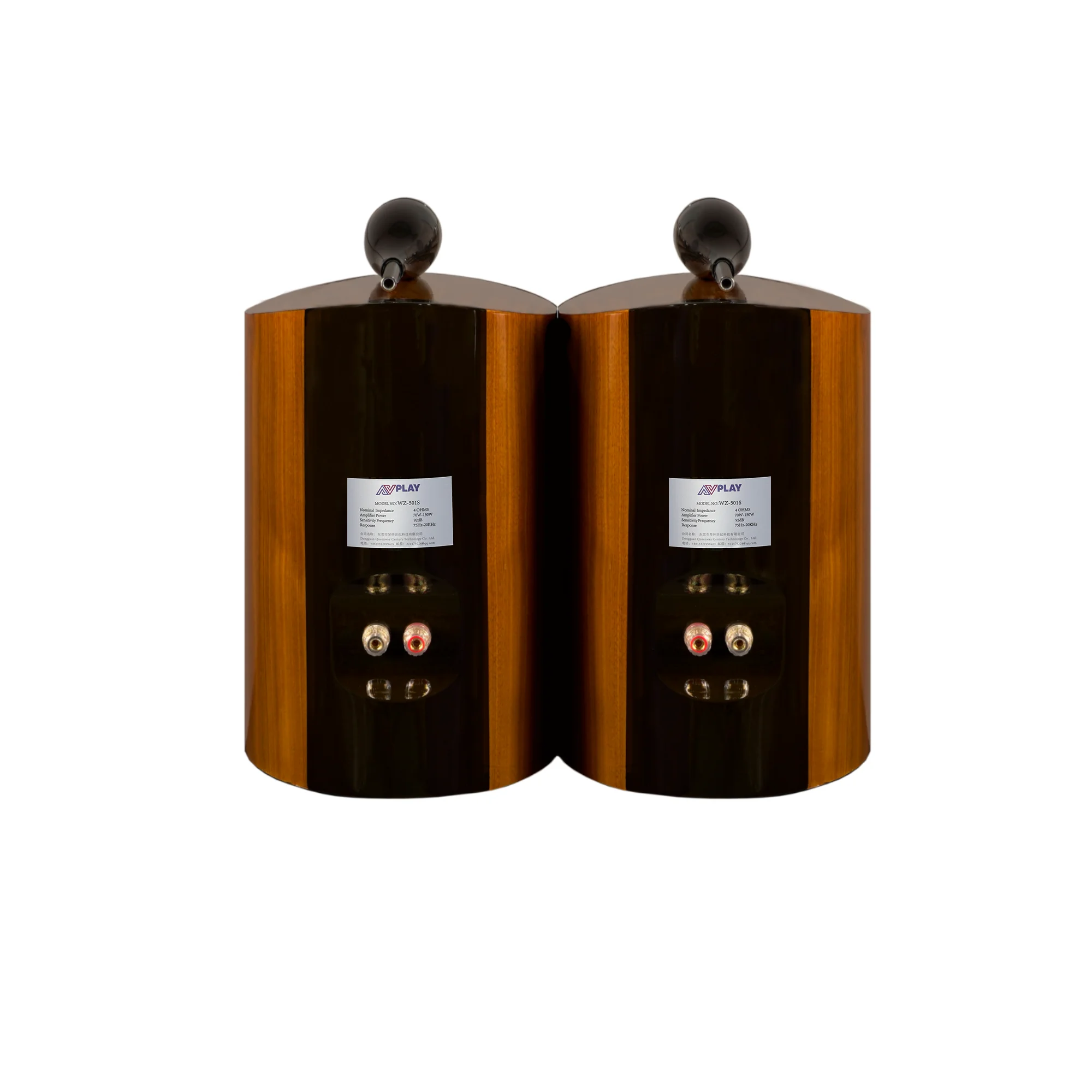 AVplay WZ-501S 5.5 Inch HiFi Bookshelf Speaker Two Divided-Frequency 70W-150W/ 4Ohm Passive Speakers