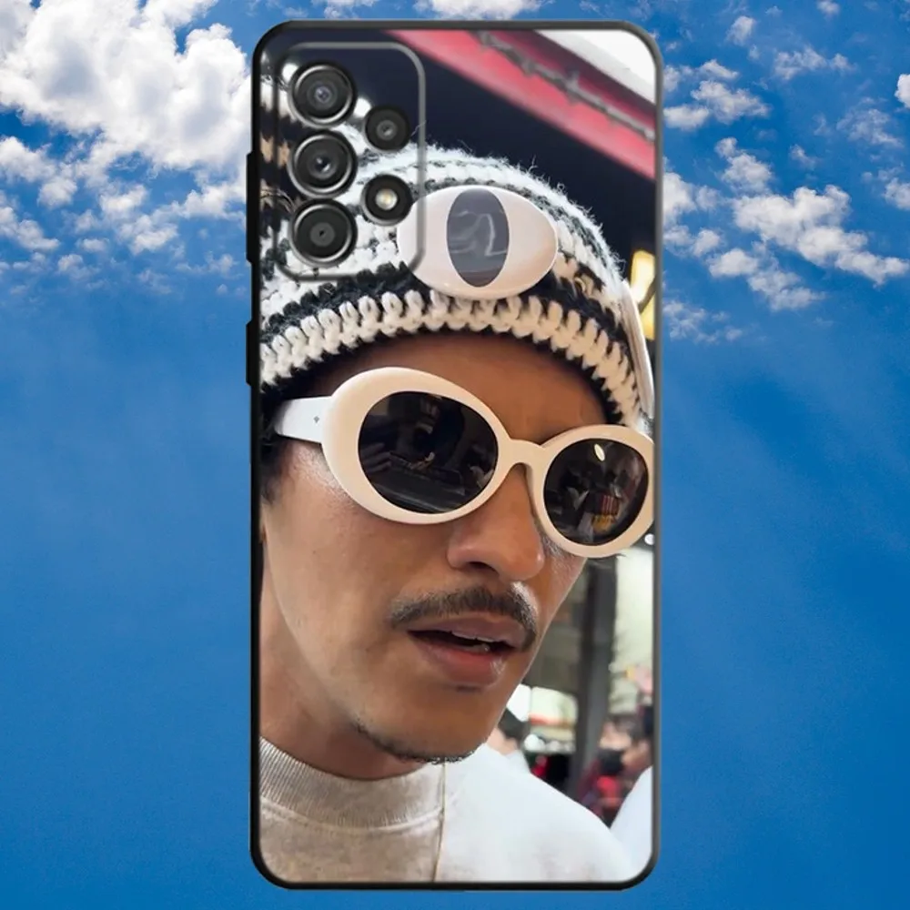 Bruno Mars Singer Phone Case For Samsung S21,S22 Ultra,S20,S30 plus,S22 plus,S23,S30 ultra 5G Soft Black Cover