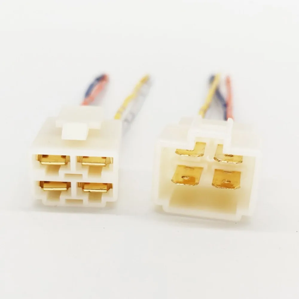 WCS-8-Packs 4-Pin Male/Female Wiring Harness Connectors-Electrical Plugs For Automotive And Motorcycle Wiring Harnesses