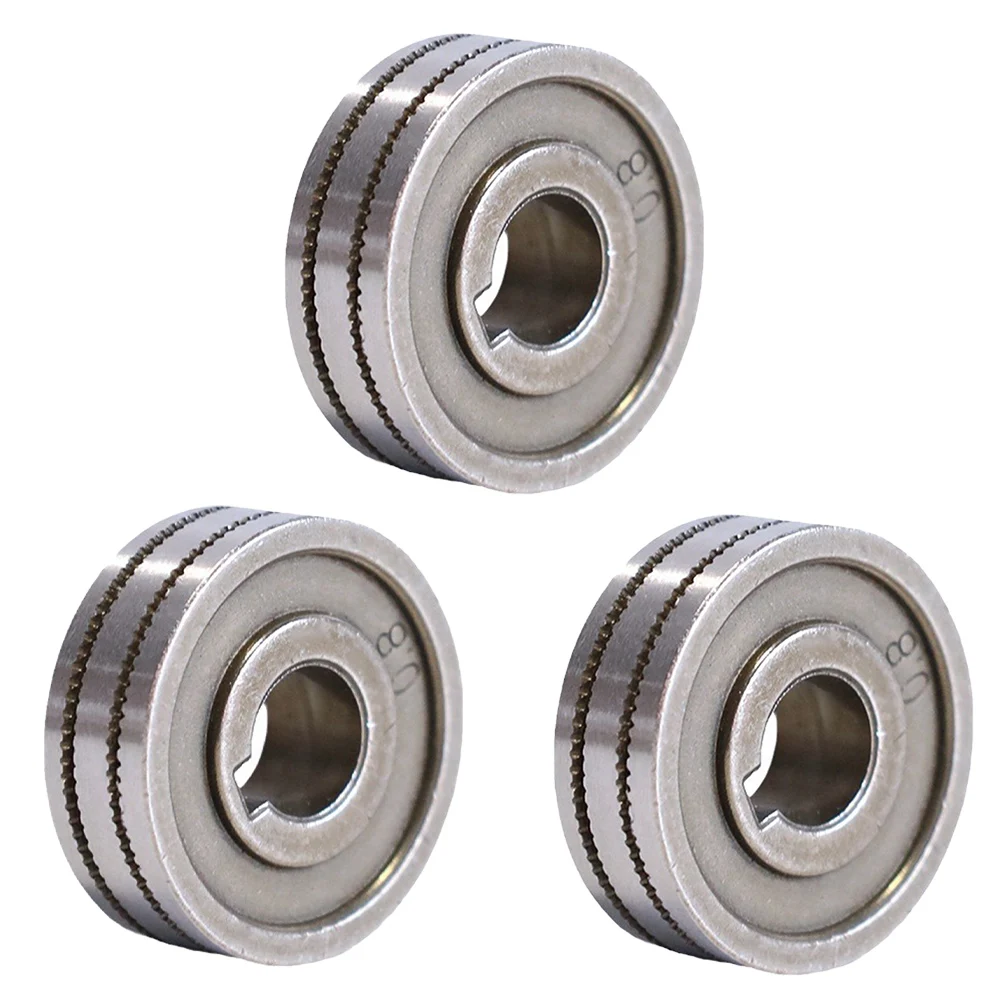 3PCS Set Welding Wire Feeding Rolls for MIG Welding Machines K Knurl 0 8 to 1 0 Bearing Steel Rollers for Smooth Wire Feeding