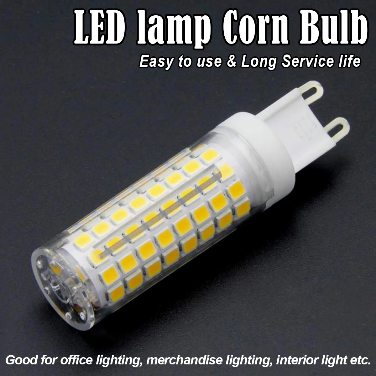 LED Corn Light Bulb 15W 96LEDs Super Bright Spotlights Living AC220V/110V 2835SMD Lamps Room Lamp Bedroom Lighting Decorative G9