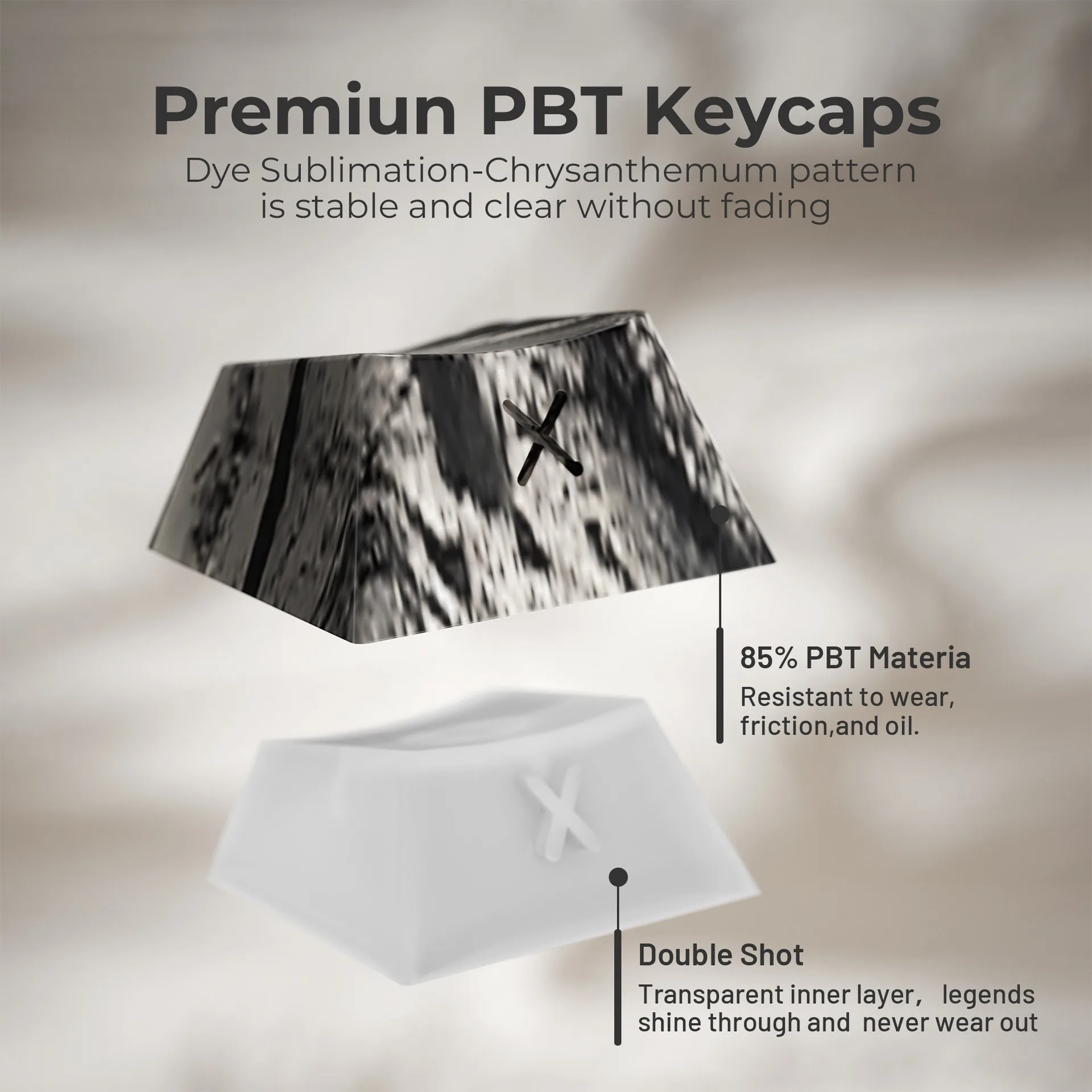 تألق من خلال زهر البرقوق شخصية يابانية الكرز الشخصي PBT Keycap صبغ الفرعية للاعبين لوحة المفاتيح الميكانيكية 127 مفتاح غطاء