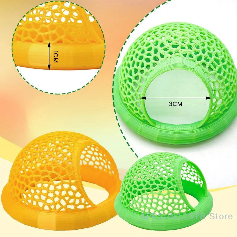 1 Stück Aquarium-Versteck für kleine Meerestiere, inklusive Hängematte, Futterring und Ruhefleck