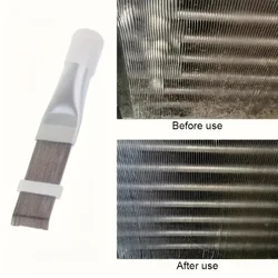 1Pc Stainless Steel Fin Comb Brush Straightener Cleaner Evaporator For Air Conditioner Blade Cooling Effective Cleaning Tool