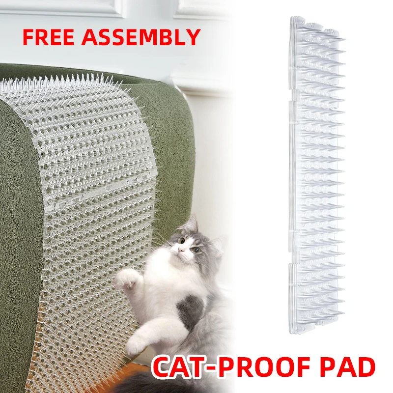 

10Pcs Spikes Repeller Cat Plastic Bird Repellent Anti Pigeon Anti-bird Squirrel Garden Fences Control Transparent Spikes