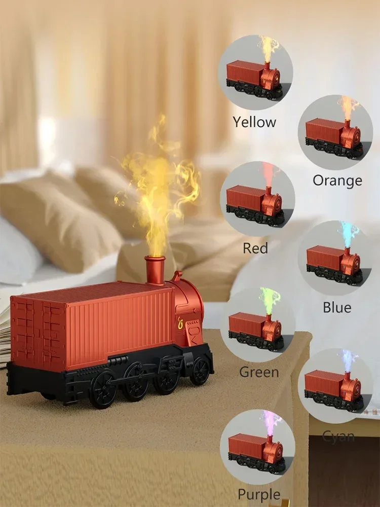 Container Truck Air Humidifier Ultrasonic Aromatherapy Diffusers Mist Maker Fragrance Essential Oil Aroma Difusor With Remote