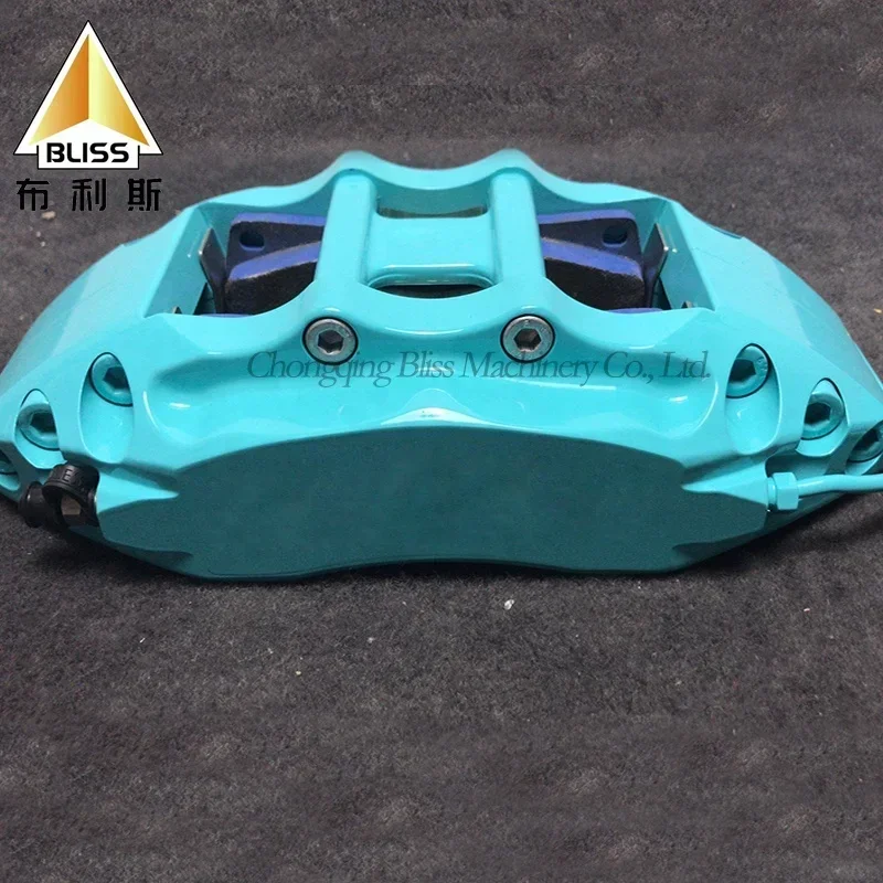 Peças de freio automotivo Ec470 4 freios de pistão 4 potes pinça de freio de corrida para jantes 18 19 20 polegadas