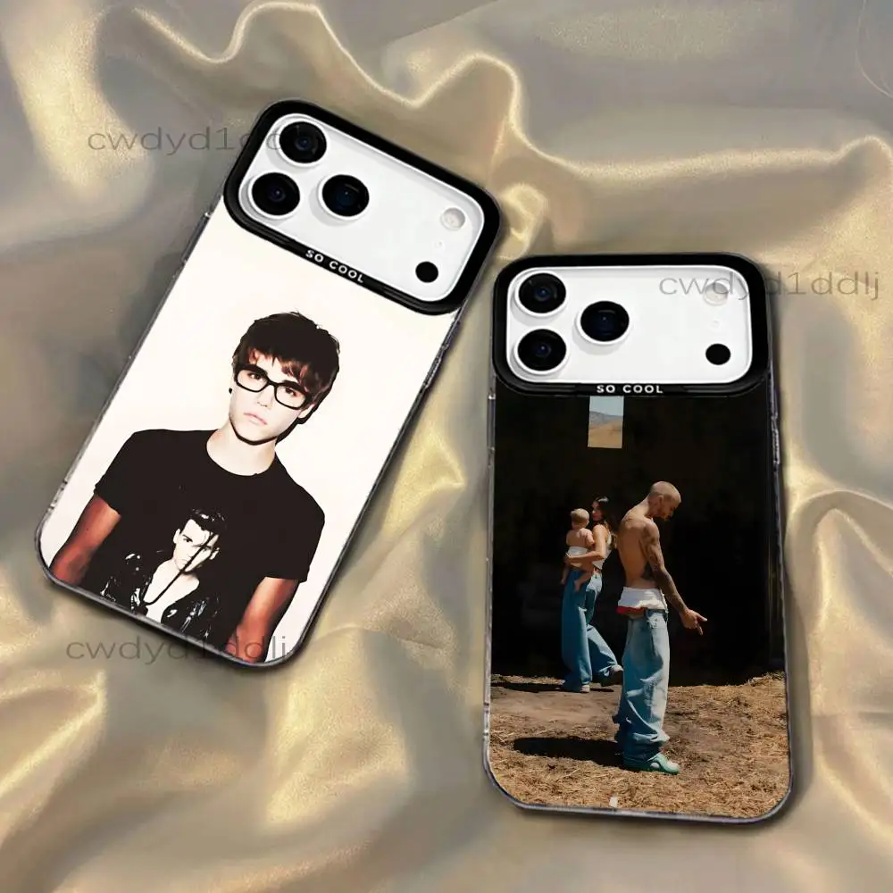 

J-Justin B-Bieber SWAG Phone Case For iPhone 17,16,15,14,13,12,X,8,Pro,Max,Plus,SE4,Air,Mini HD Black IMD Matte