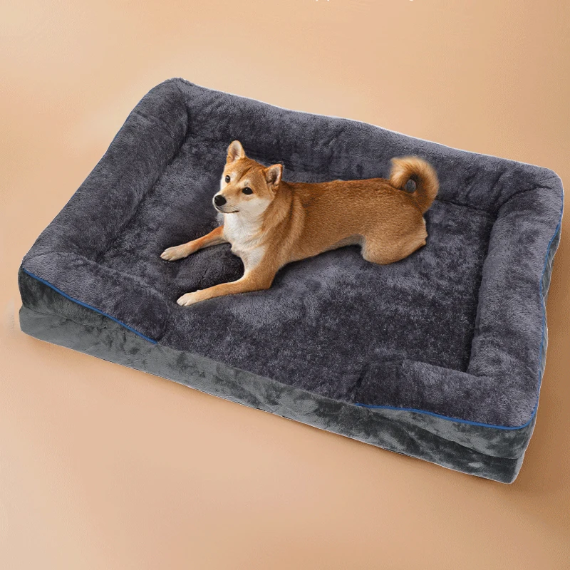 Wholesale Pet Supplies Upgraded Dog Bed Elevated Washable Luxury Pet Bed for Large Dog Sofa Memory Foam Human Size Dog Bed