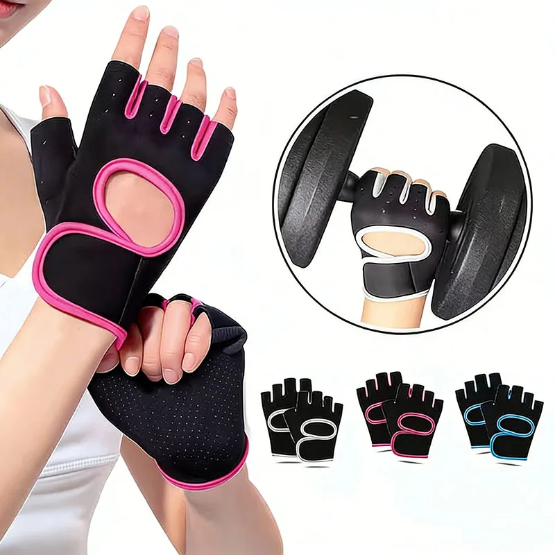 Luvas de Academia para Fitness, Levantamento de Peso, Treinamento, Exercícios, Ciclismo e Treino Esportivo para Homens e Mulheres