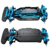 AXSPEED 섀시 프레임 바디 쉘 조립 세트, 금속 및 플라스틱/탄소 섬유, Tamiya TT02 1/10 RC 모델 자동차 업그레이드 부품 6