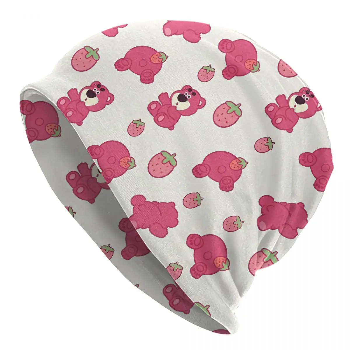 

Kawaii милые игрушки Lotso капот шляпа хип-хоп уличный мультфильм Skullies шапочки шапки унисекс теплые шапки двойного назначения