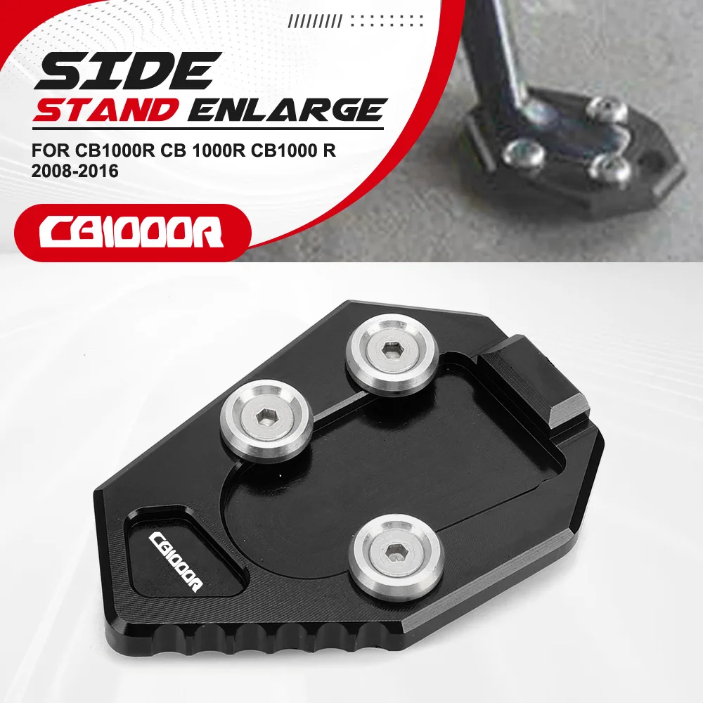 

For HONDA CB1000R CB 1000R CB1000 R 2008-2010 2011 2012 2013 2014 2015 2016 Foot Stand Kickstand Side Extension Support Plate
