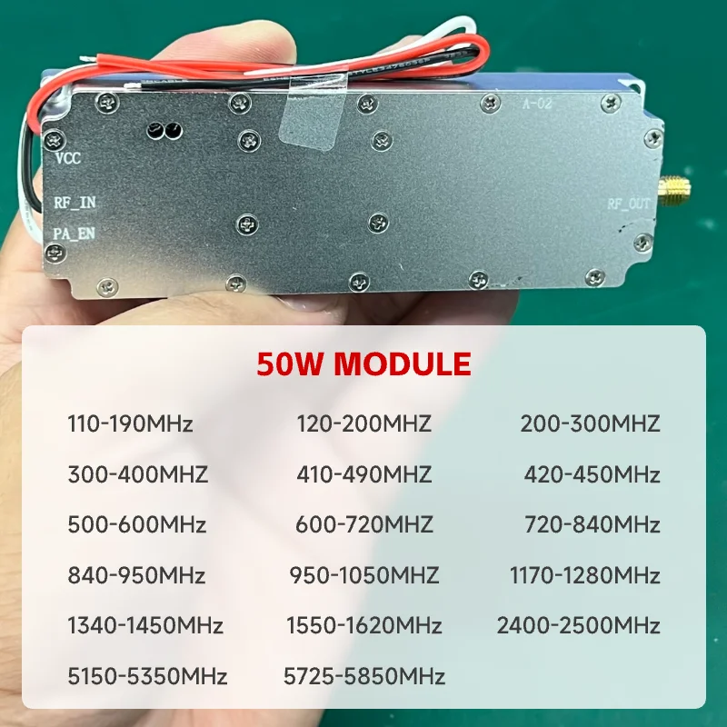 Рисунок 3 - 50W 100-120Mhz диапазон 100-3000MHz