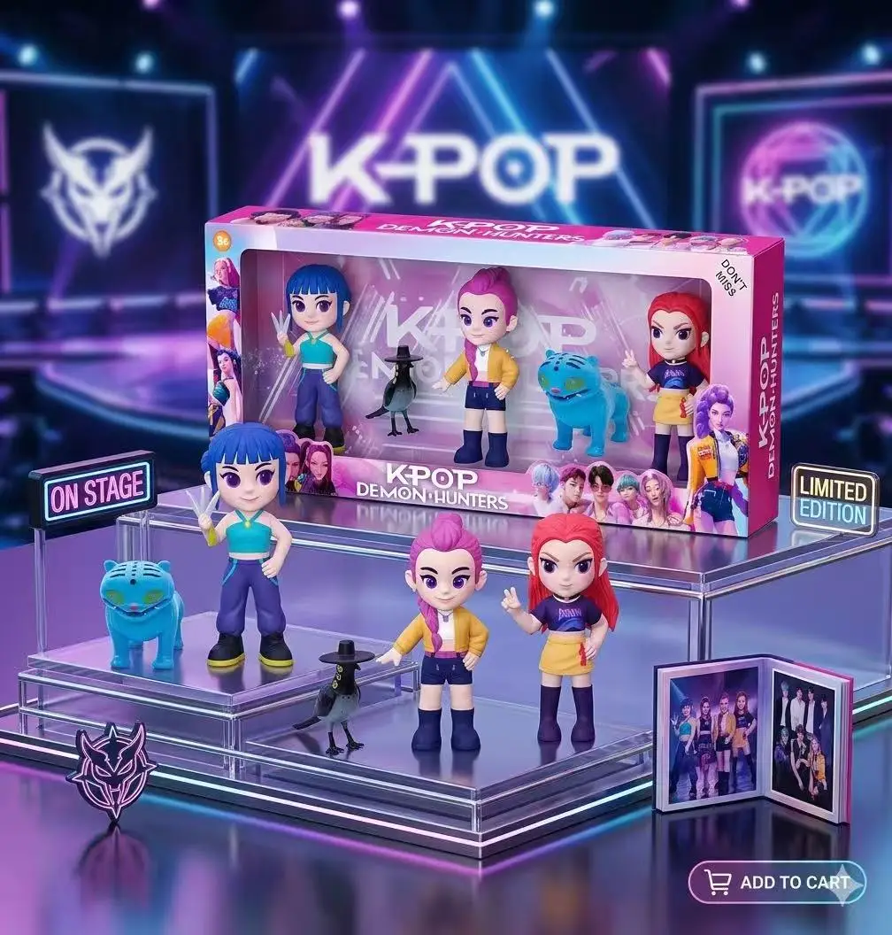 

Kpop Demon Hunter Rumi Zozy Mira Action Anime Figure Collectibles, Figurine Display Pieces, Anime Figurines Christmas Gifts