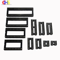 10pcs 2.54mm IC Socket DIP6 DIP8 DIP14 DIP16 DIP18 DIP20 DIP28 DIP40 pins Connector DIP Socket 6 8 14 16 18 20 24 28 32 40 Pin