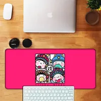 Chinese style opera cartoon couple Large Mouse pad PC Computer mat Extra Large Mouse Pad Big Computer Gaming Mousepad Anti-slip