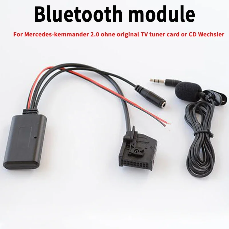 

Адаптер Blue Tooth с кабелем AUX для Mercedes Comand 2,0 APS 220 W211 W208 W168 W203 Автомобильный Bluetooth-модуль Автомобильный электронный