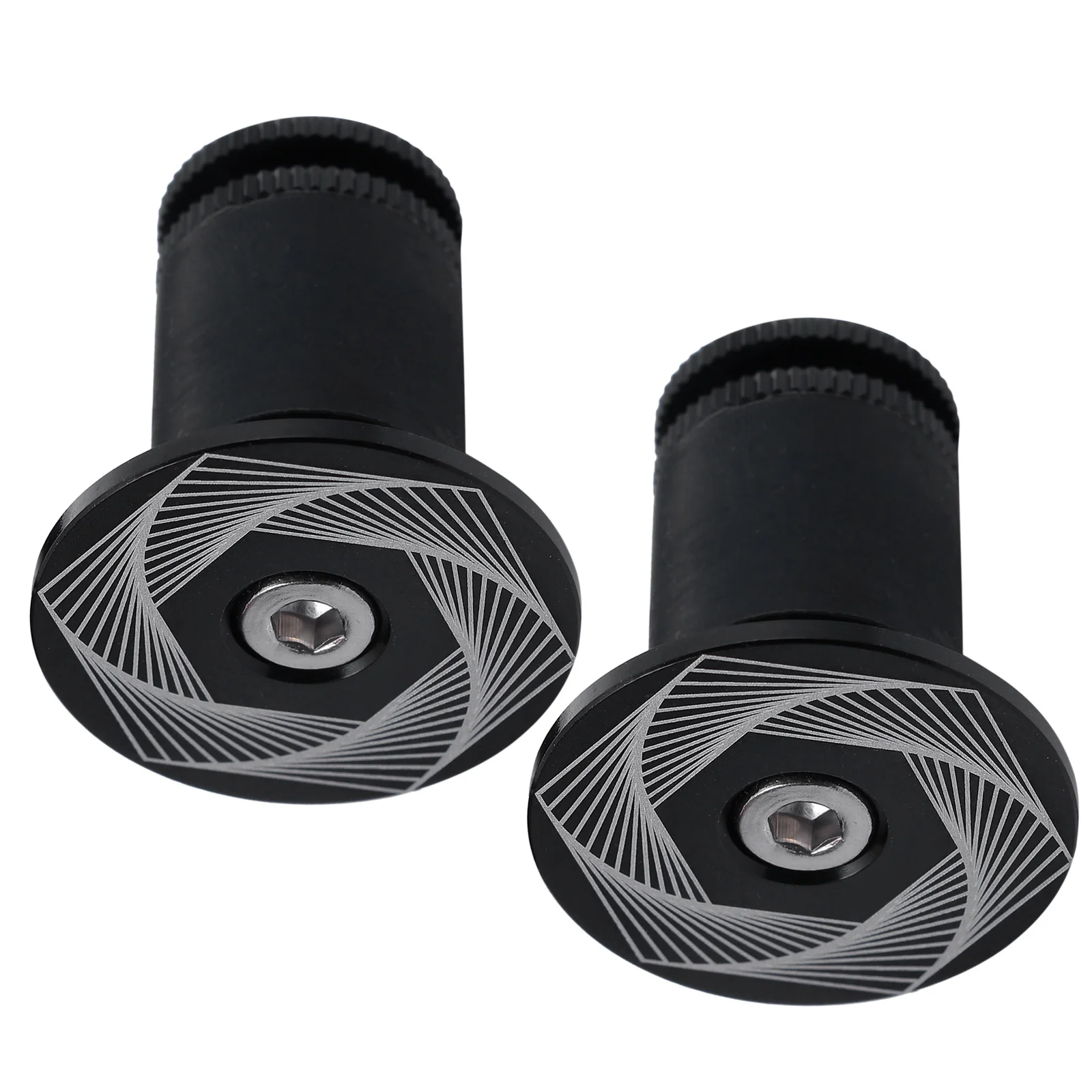 

2pcs Aluminum Alloy Bar End Plugs 15-22.5Mm Handlebar End Caps For Mountain Bike Road Bike Cycling Accessories Cycling Supplies