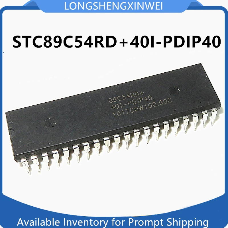 1PCS Original STC89C54RD+40I-PDIP40 89C54RD+ Inline DIP40 Microcontroller Chip