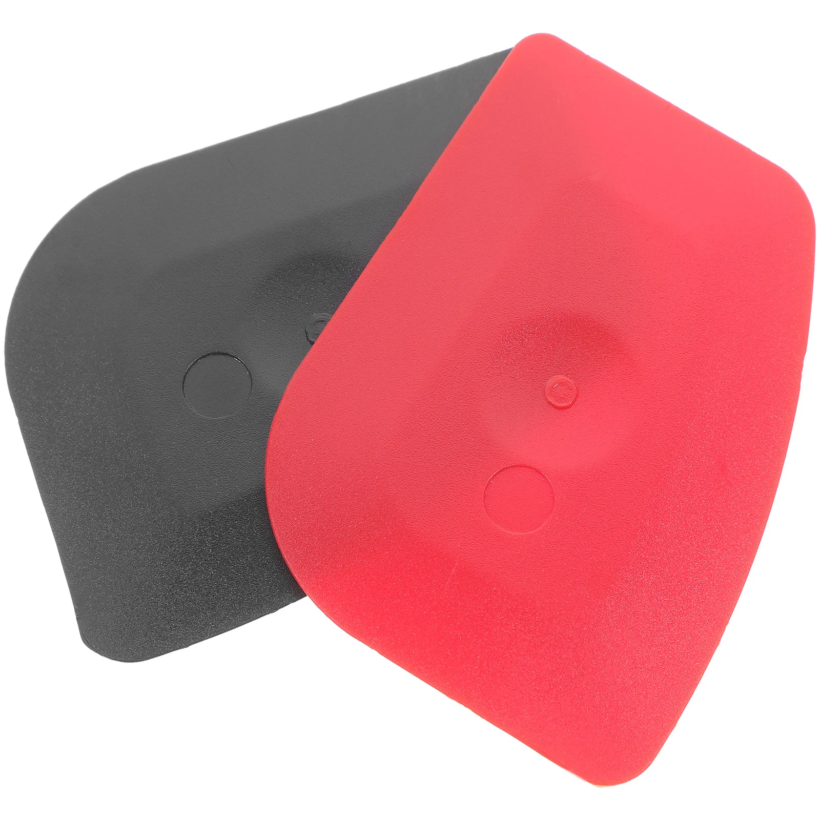 

2pcs Pot Scrapers Plastic Cookware Cleaners Kitchen Scraper Tool Non-Skid Dish Scraper Pan Scrubbers Cake Dough Cream Chocolate