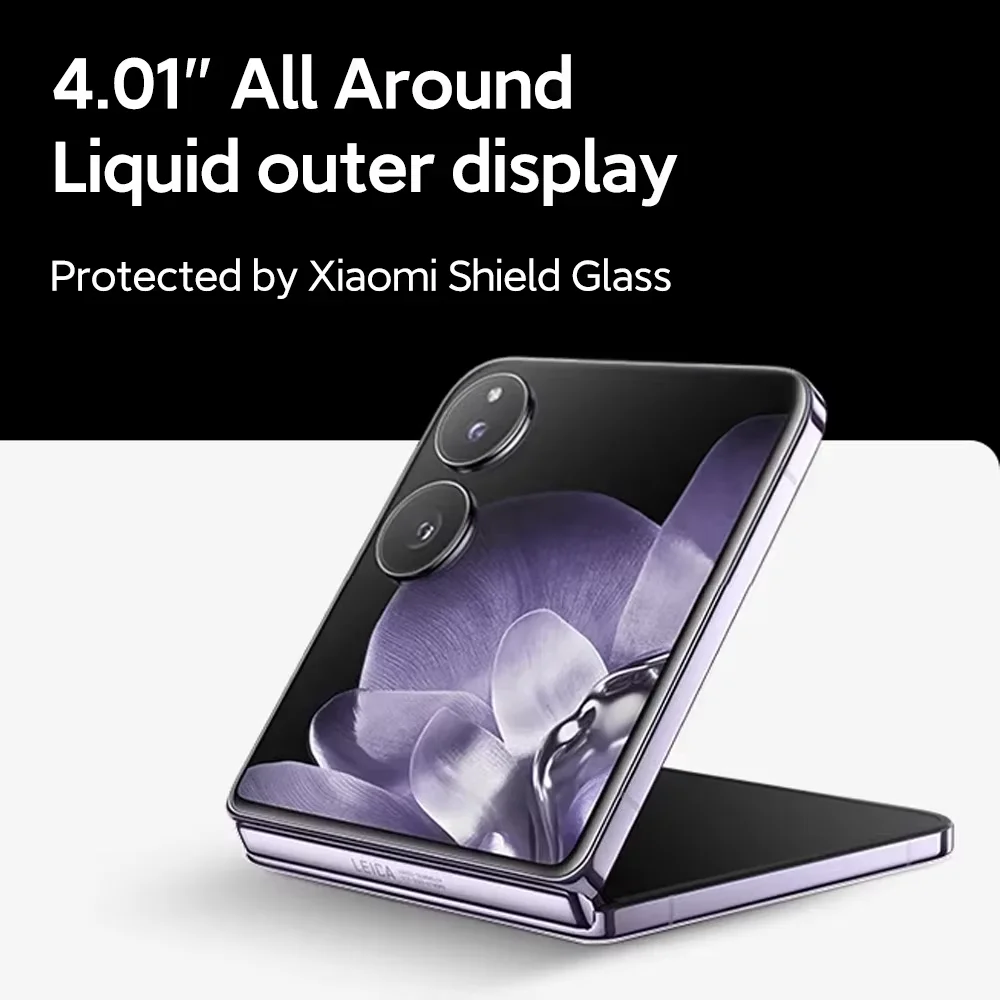 Küresel sürüm Xiaomi MIX Flip Snapdragon 8 Gen 3 Smartphone 4.01 \