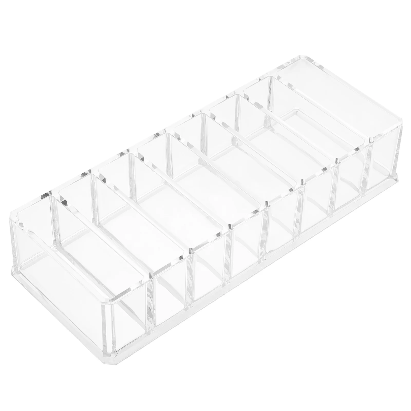 

Acrylic Makeup Acrylic Makeup Compact Box 8 Grids ganizer Compact Storage Display Box Lipstick Holder Beauty Brush