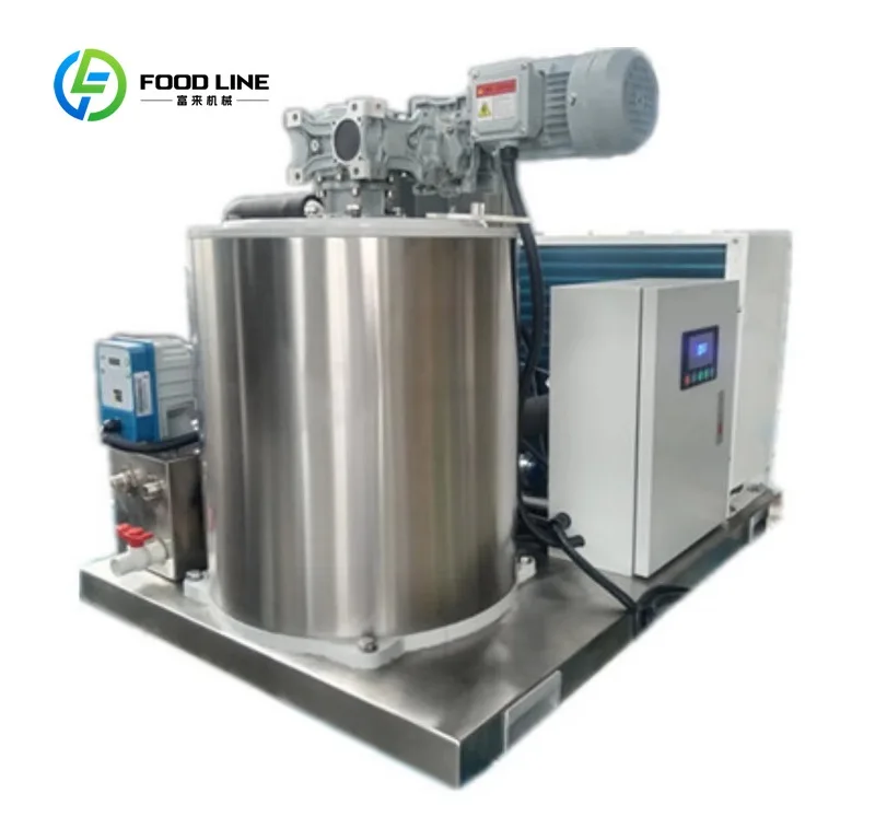 500kg High Capacity Commercial Ice Maker Industrial Flake Ice Machine 2 Ton Per Day Commercial Ice Making Machine CE