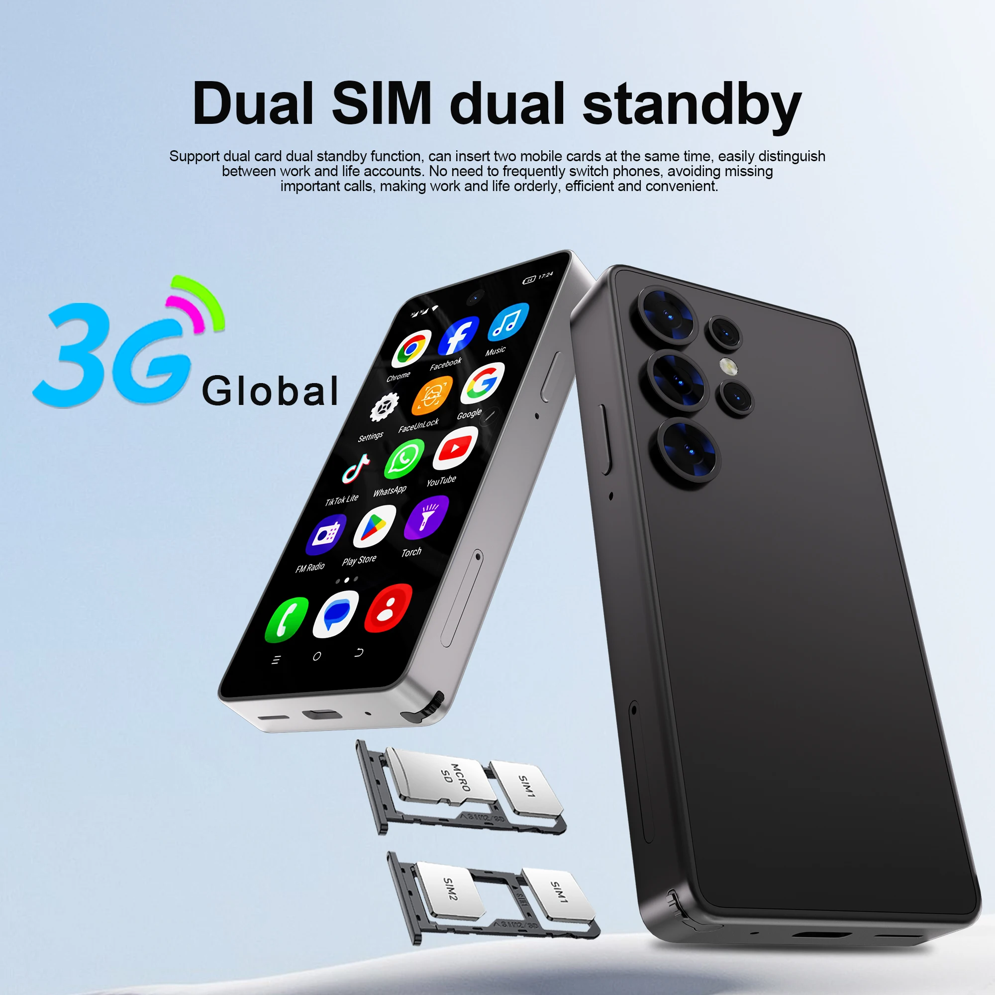 สมาร์ทโฟน SERVO S25 Ultra Mini รองรับ 2 ซิม 3G WCDMA ระบบปฏิบัติการ Android หน่วยความจำภายใน 16GB รองรับ Play Store Wi-Fi Hotspot หน้าจอ 4.0 นิ้ว สมาร์ทโฟนขนาดเล็กพร้อมปากกาสไตลัส