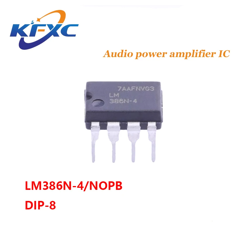 

LM386N-4/NOPB New original LM386N-4 In-line DIP-8 audio power amplifier IC