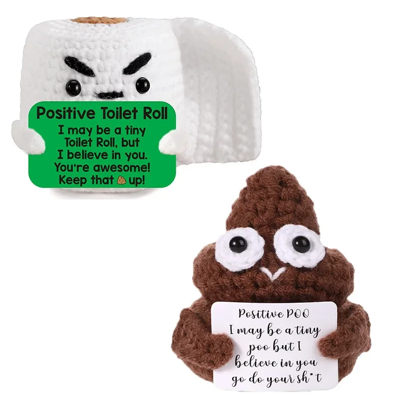 

Crochet Toilet Paper Roll - Emotional Support Gift for Women, Friends, Coworkers