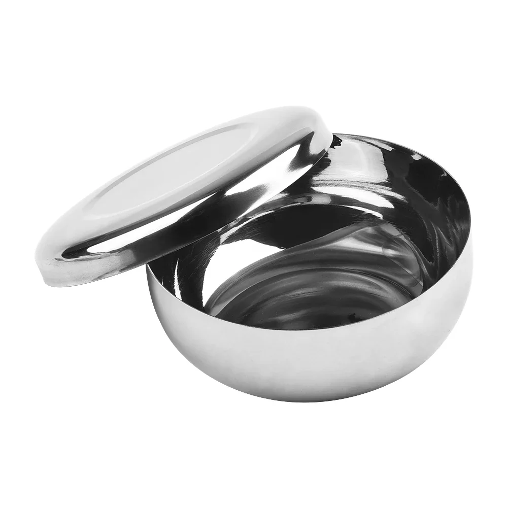 Salad Bowl For Home Restaurant Food Container Korean Stainless Steel Rice Bowl Dish Korea Warm Bowl Traditional Bowl With Lid