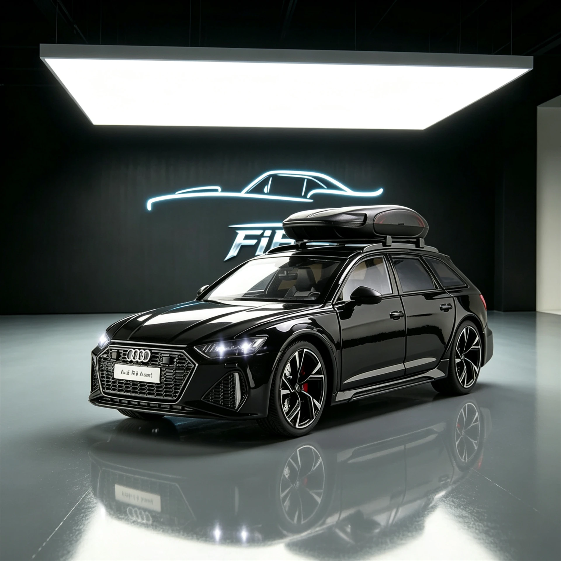 1:18 Diecast RS6 Simulation Alloy Toy Car, Kids Vehicle with Light & Sound, Free Rolling Model Car