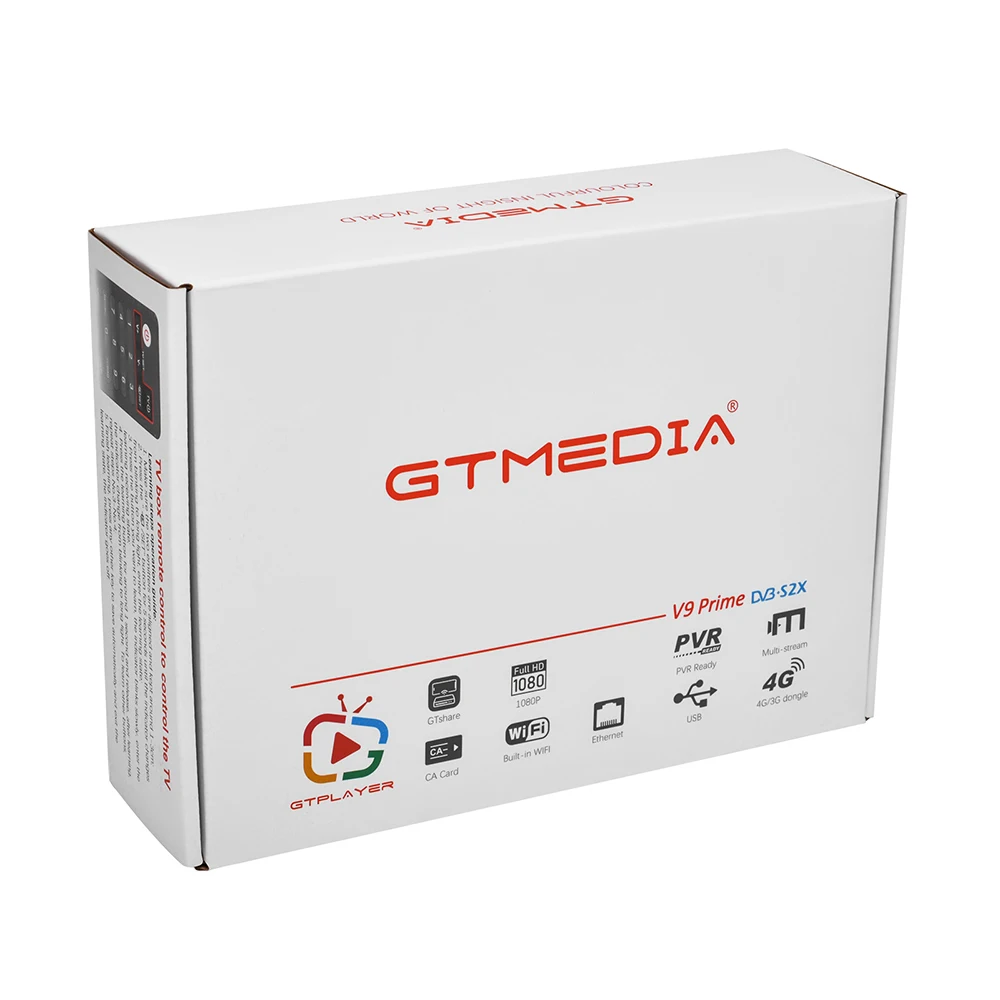GTmedia V9 Prime DVB-S2X Satellite Receiver Built-in WiFi HEVC Support CA Card Full HD 1080P PVR Ready TV Receiver