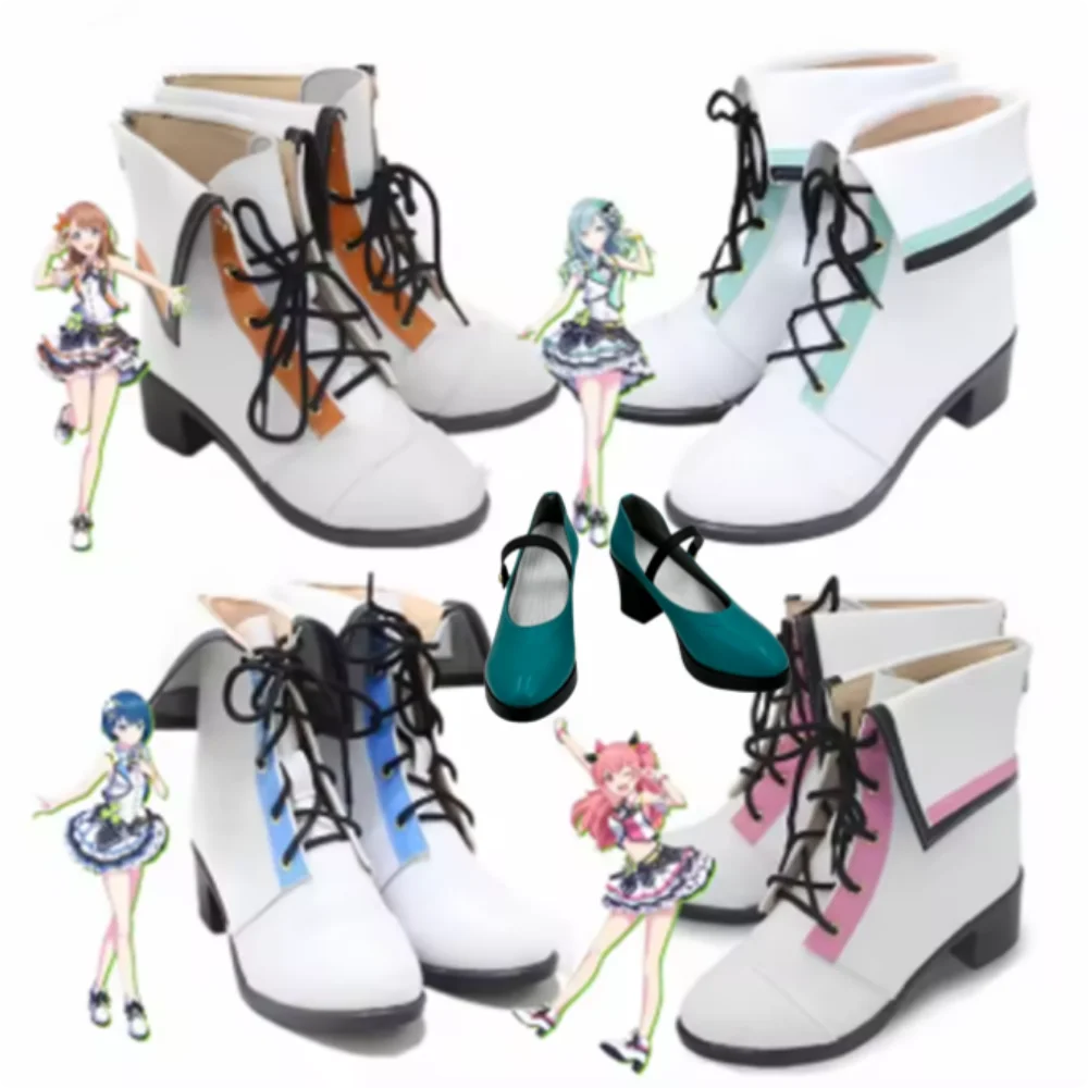 Kiritani Haruka Momoi Airi Hinomori Shizuku Hanasato Minori Kusanagi Nene Project Sekai More More Jump Cosplay Shoes Boots
