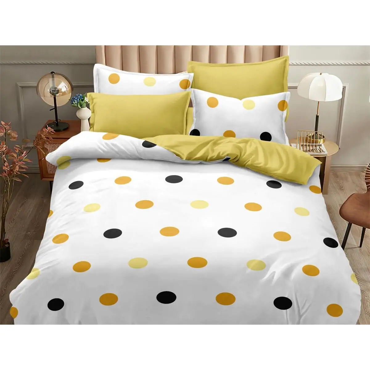 Plushome Juego Funda Nórdico Cama 90-180Cm 3 O 4 Piezas Microfibra Poliéster