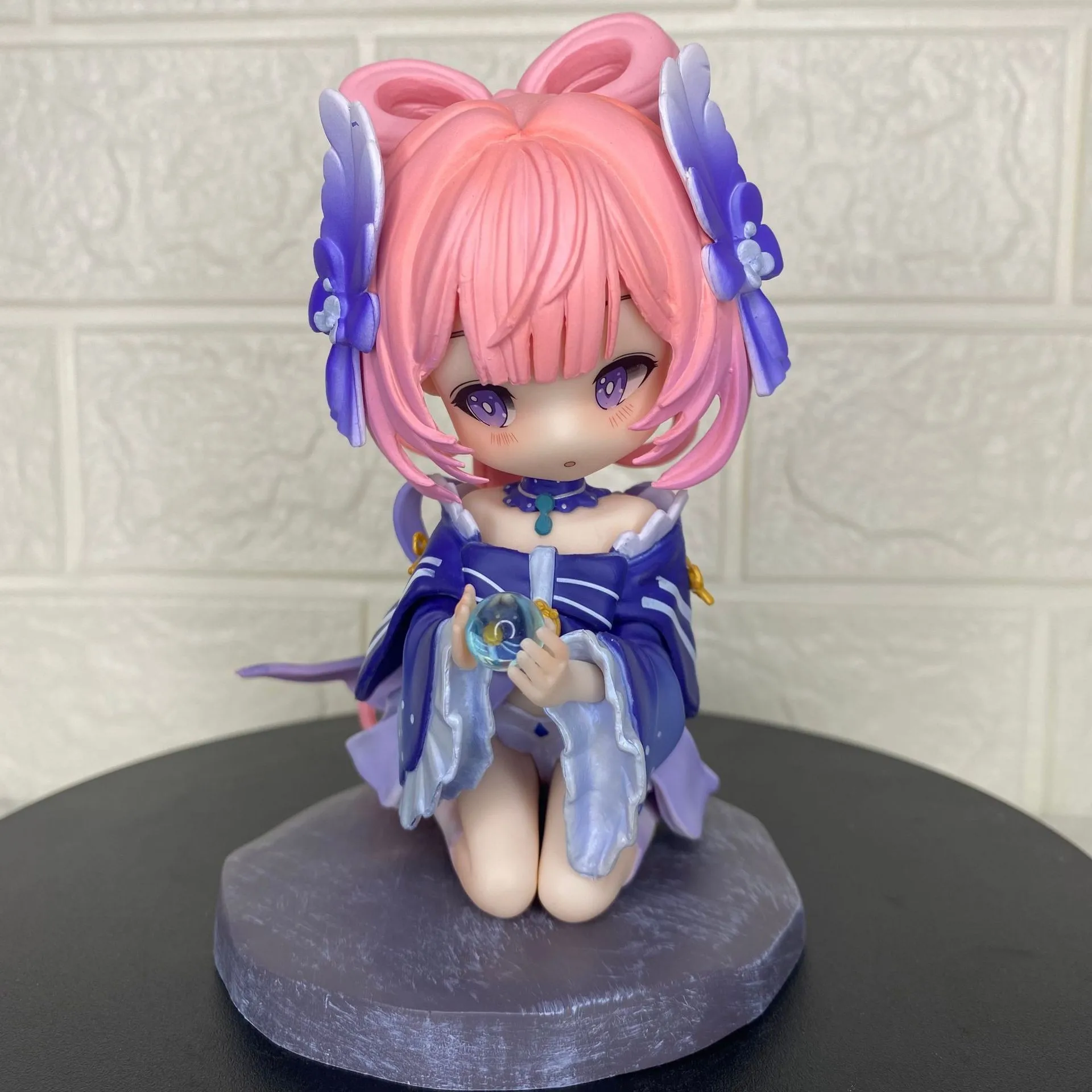 Genshin impacto q versão coral palácio xinhai revestimento completo caixa de cores anime sentado beleza menina manual de animação limitada atacado