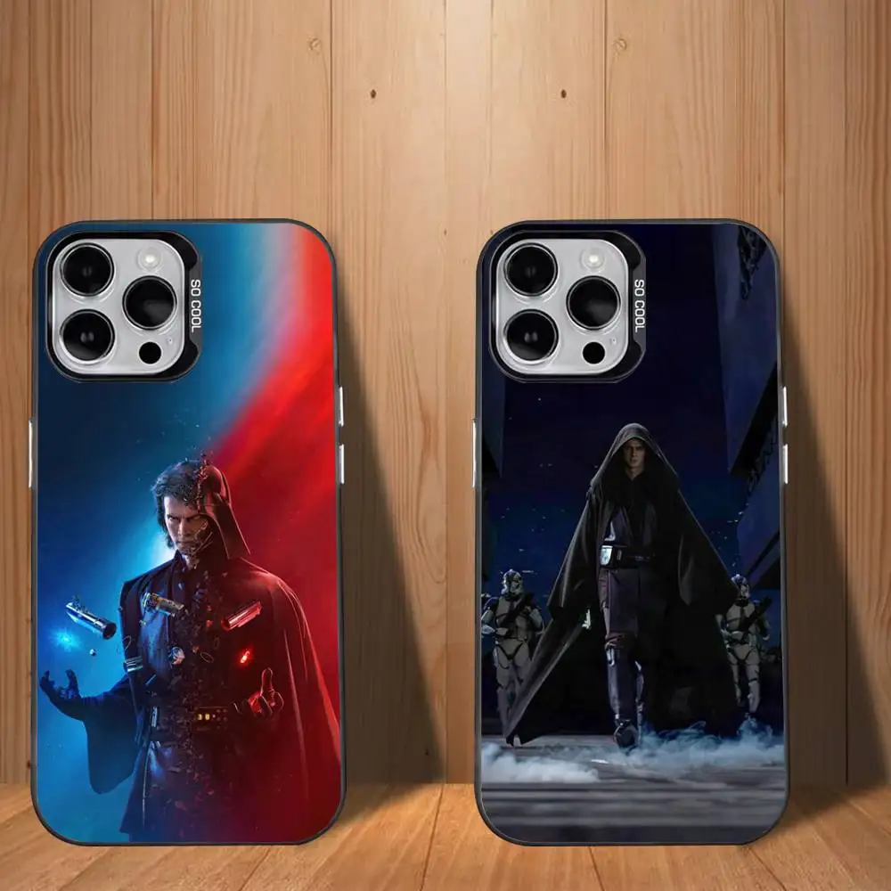

A- Anakin S-Skywalker Cool Phone Case For iPhone 17,16,15,14,13,12,11,Mini,Pro,SE,MAX White Matte Shockproof Cover