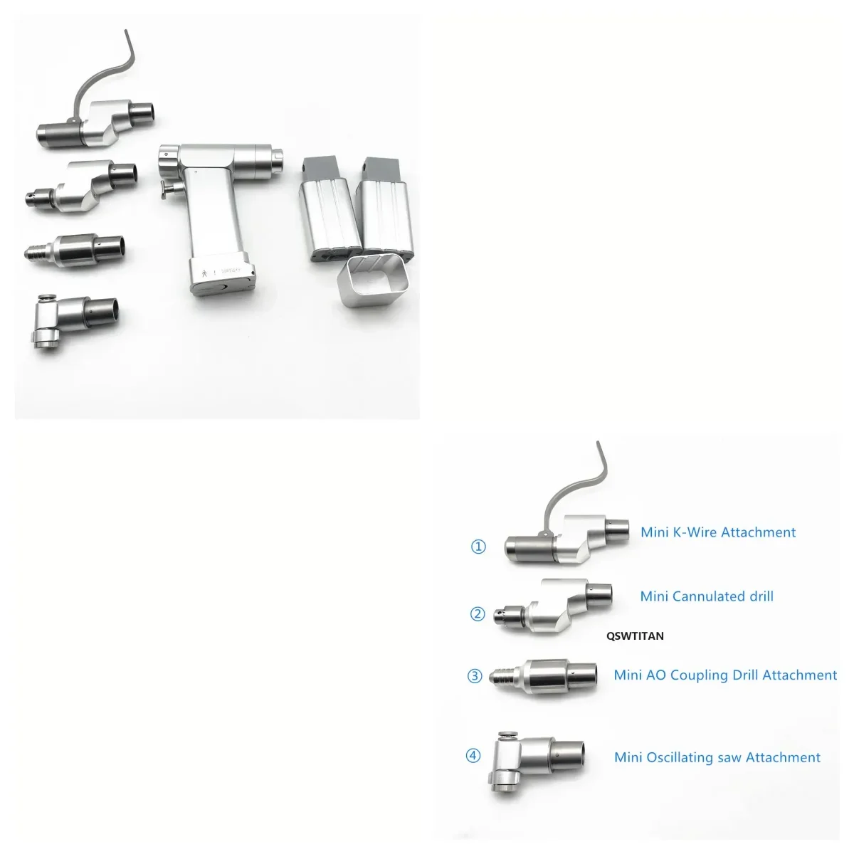 1 Set Multifunctional Mini Electric Orthopedic Drill with Sagittal Saw Veterinary Surgical Instruments