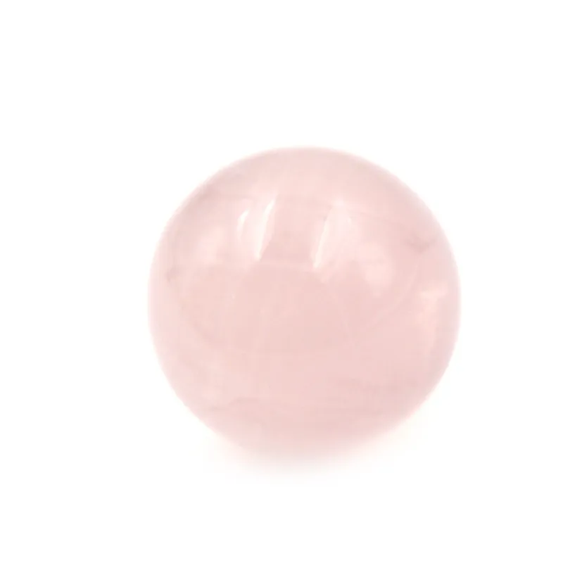 1pc Healing Crystal Natural Pink Rose Quartz Gemstone Ball Divination Sphere 20mm