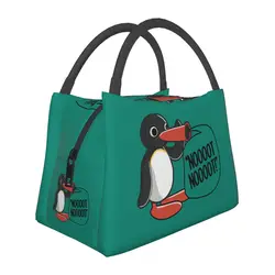 Fashion Pingu Pinga Penguin Lunch Bags Cooler Warm Insulated Lunch Box Picnic Camping Work Travel Bags