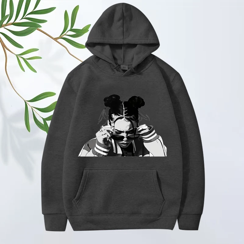 Nina Chuba fashion classic graphic hoodie 2025 men women funny vintage Long sleeve Sweatshirt with print oversized hoodie unisex