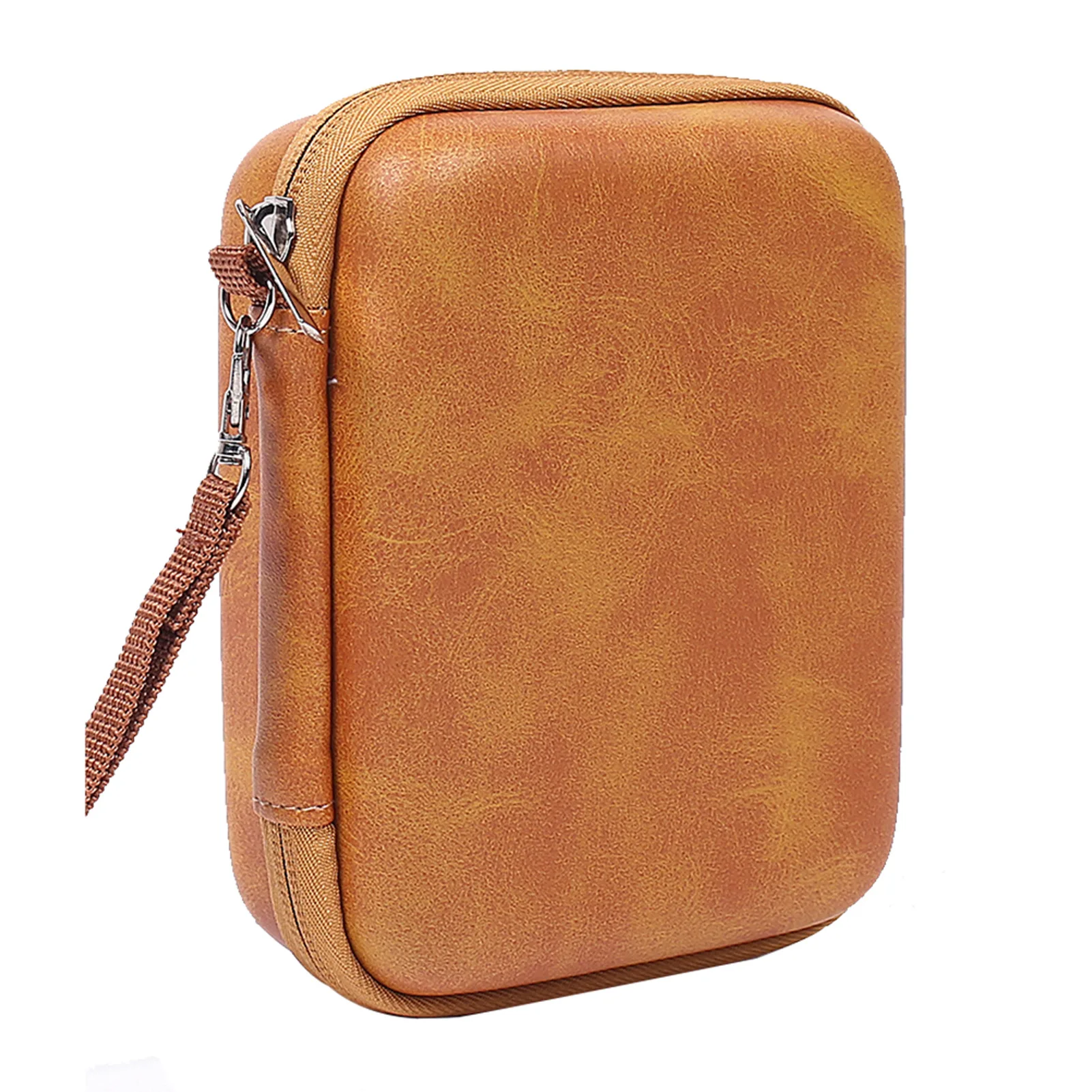 Portable Guitar Plectrum Storage Case Guitar Pick Holder Zipper Leather Pick Storage Bag Tuner String Accessories