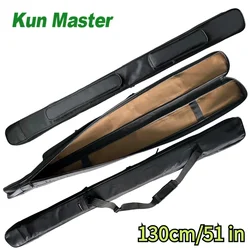 1.3 Meter Tai Chi Sword Bag Weapons Case Martial Art Case Equipment Shoulder Bag Kung Fu Bag Hold 2 With Strap Boken Black