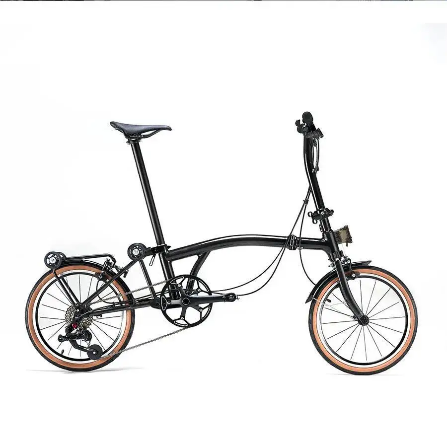 16inch 349wheel 7speed Tri-Fold Mini Outdoor Bike For Adults Men's Bicycle Carbon Fiber Ultra-light 7.5kg Folding Bike