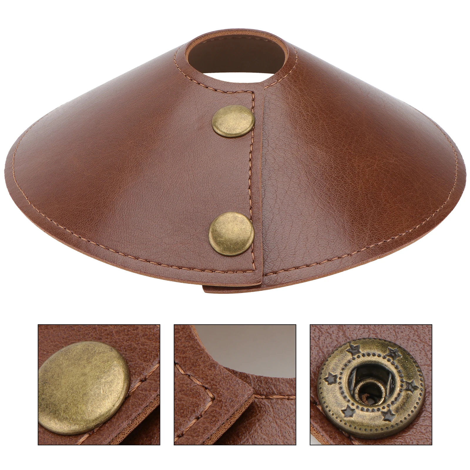 

1Pc Premium PU Lamp Shade Cover Decorative Droplight Shade Home Decor Bedroom Lighting