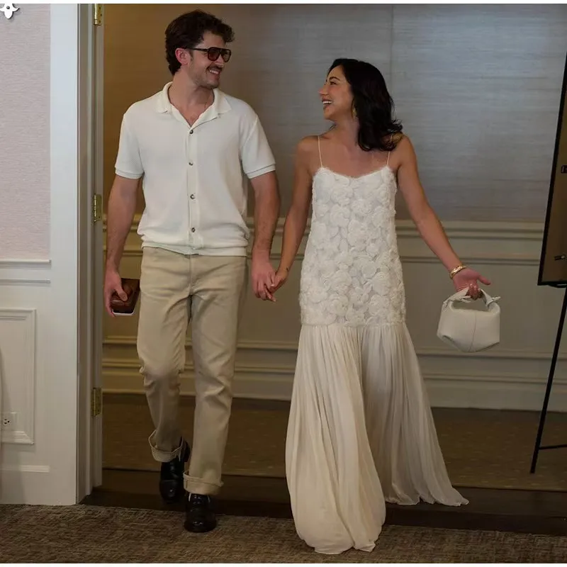 فاخر ريترو ثلاثية الأبعاد زهرة المرأة فستان طويل بلا أكمام عارية الذراعين المرقعة شبكة فساتين ضئيلة حفلة عطلة المرأة رداء أسود أبيض