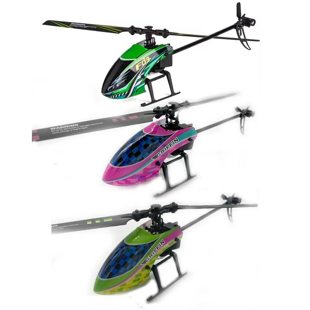 YUXIANG F03 RC Helicopter 4CH Flybarless One Key Take off Height Hold Helicopter with 6-axis Gyro RC Helicopter for Beginner