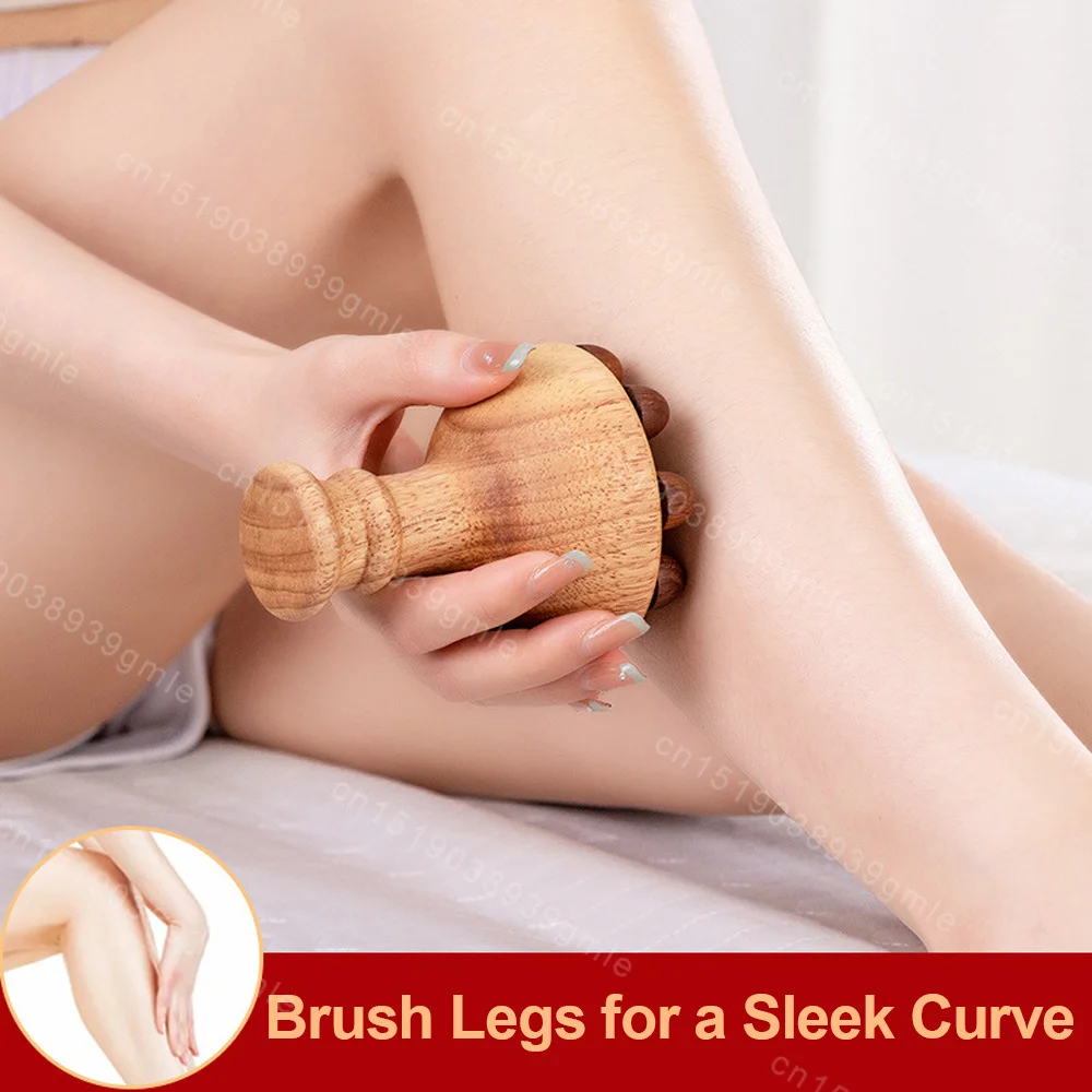 

Щетка из древесного меридиана, массаж триггерной точки, удаление отеков тела, антицеллюлит, глубокий Гуа Ша, лимфодренаж