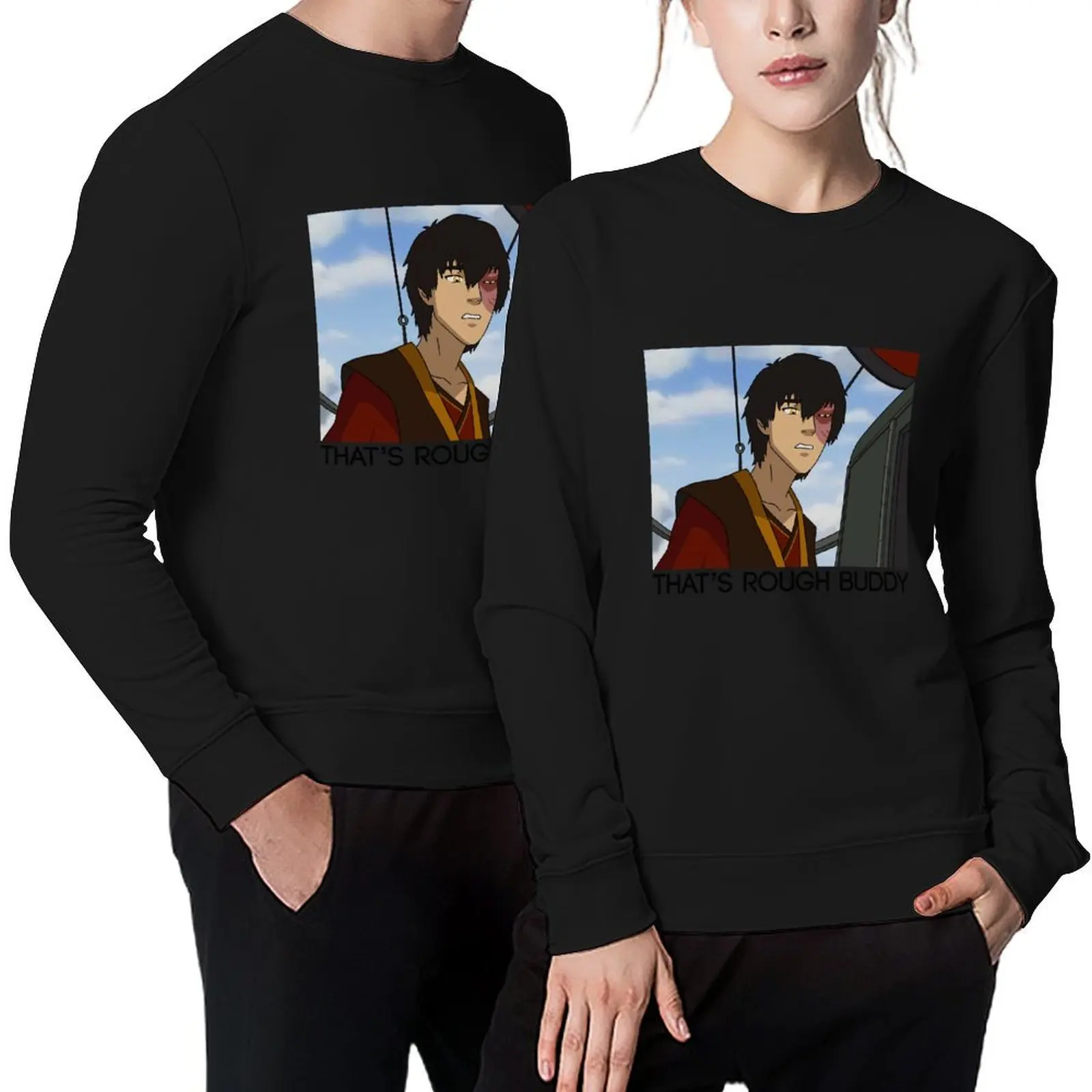 

Avatar: The Last Airbender Zuko Panel That's Rough Buddy Pullover korean style clothes men's sweat-shirt oversize sweatshirt